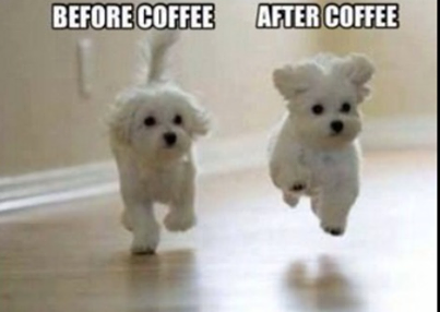 before and after coffee 7-3-2013